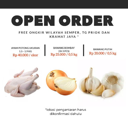 Numpang buka lapak ya bun...