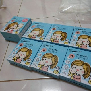 ถุงเก็บน้ำนมซันมัมเหมาๆ 170 ใบ 300 รวมส่ง