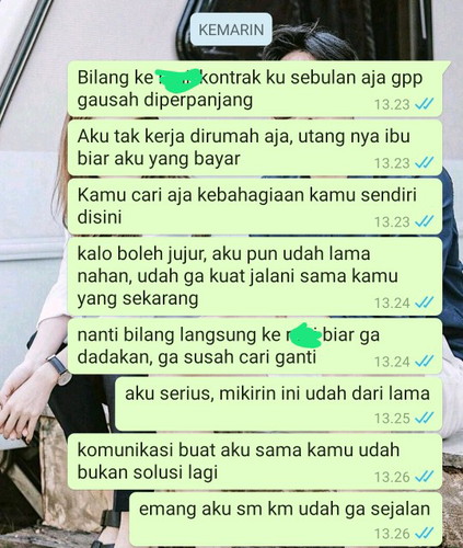 Jenuh, Cape Hati dan Pikiran