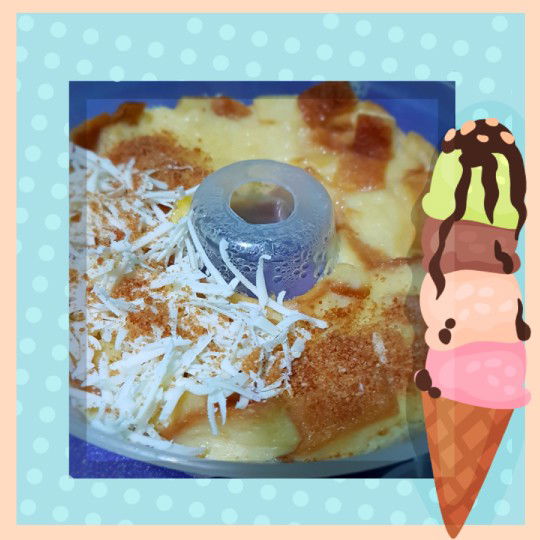 Just share cemilan kenyang - Bread Pudding