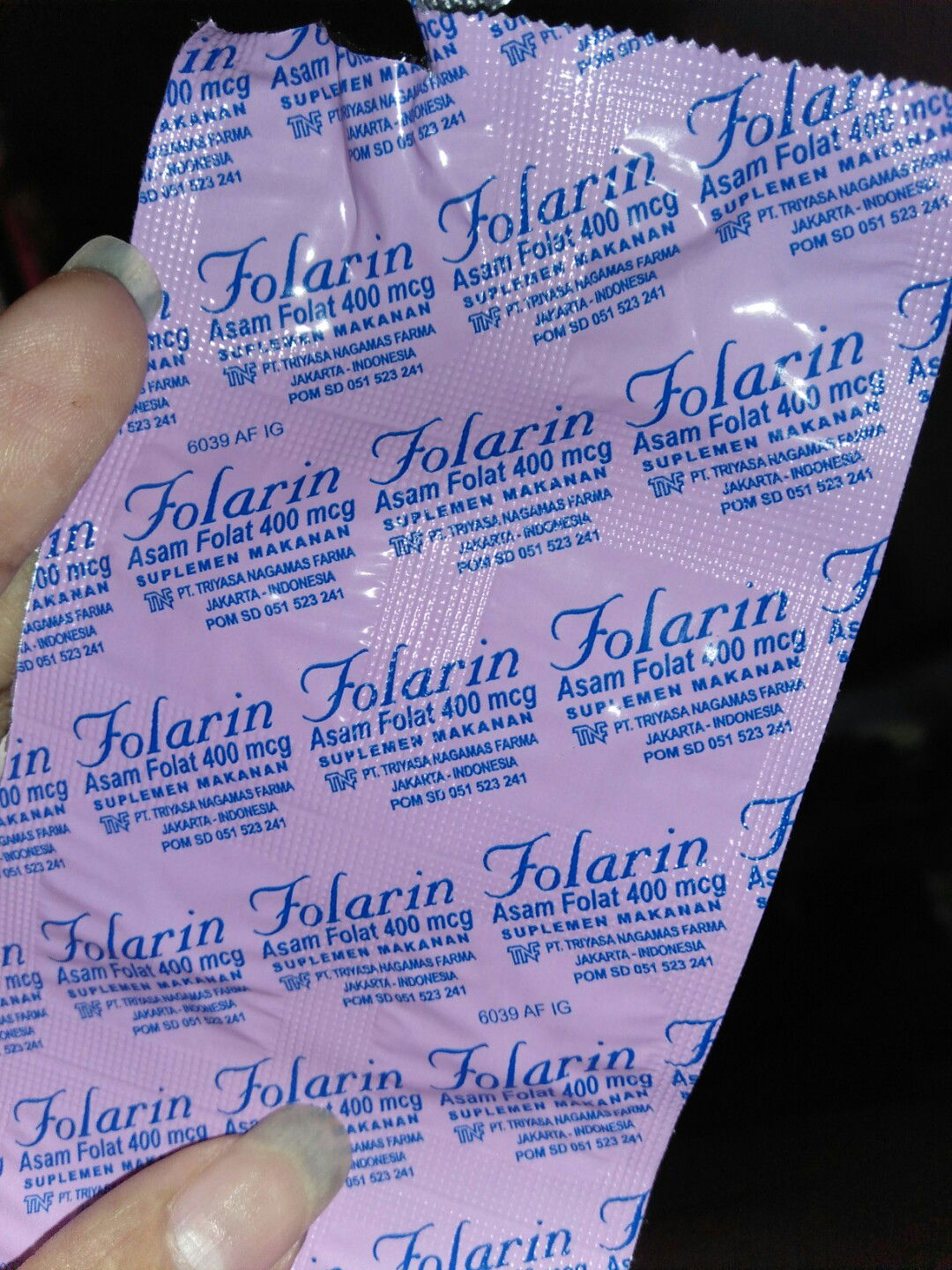 suplemen asam folat dan air jeruk nipis