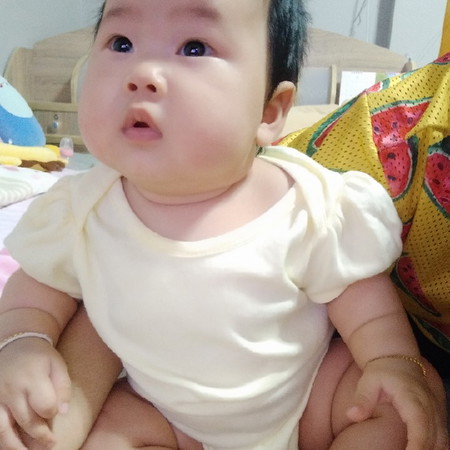 ขออวดลูกหมูคนเล็กหน่อยจ้า 3m28d #น้องไอรีณ