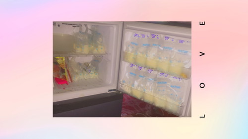 ผ่าคลอดน้อง14วันมีสต้อกน้ำนม30+