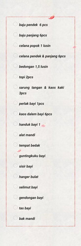 perlengkapan bayi