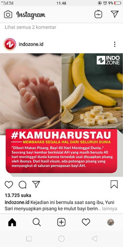 YG MASIH RIBUTIN MAMAM PISANG UNTUK BAYI BARU LAHIR