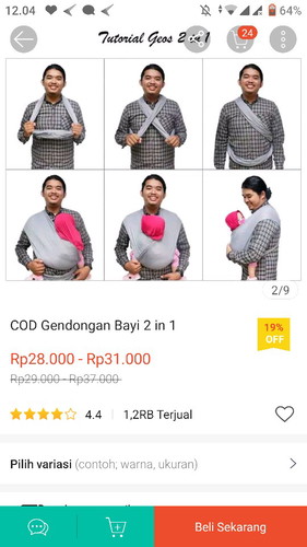 gendongan