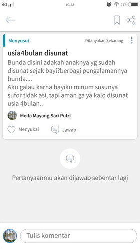 bayi usia 4 bulan disunat
