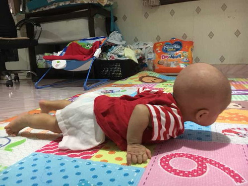 3 เดือน 20 วัน น้องๆบ้านไหนคว่ำแล้วบ้างคะ