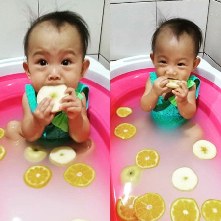 Breastmilk + Fruit Bath