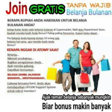 beli keperluan belanja bulanan dan dapat bonus