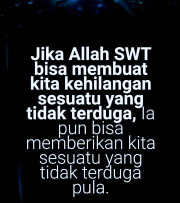 Insyaallah, Sabar Kuncinya