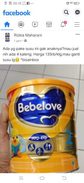 jual susu bebelove 2 usia 6-12 bulan