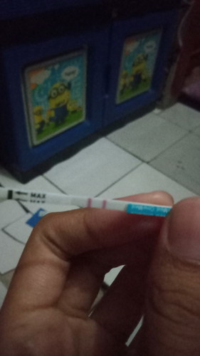 Bantu jawab bun garis 2 udah kaya jelas banget tapi smlm saya tespek sebelum haid 3/2 hari