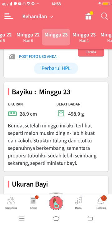 berat bayi dalam perut