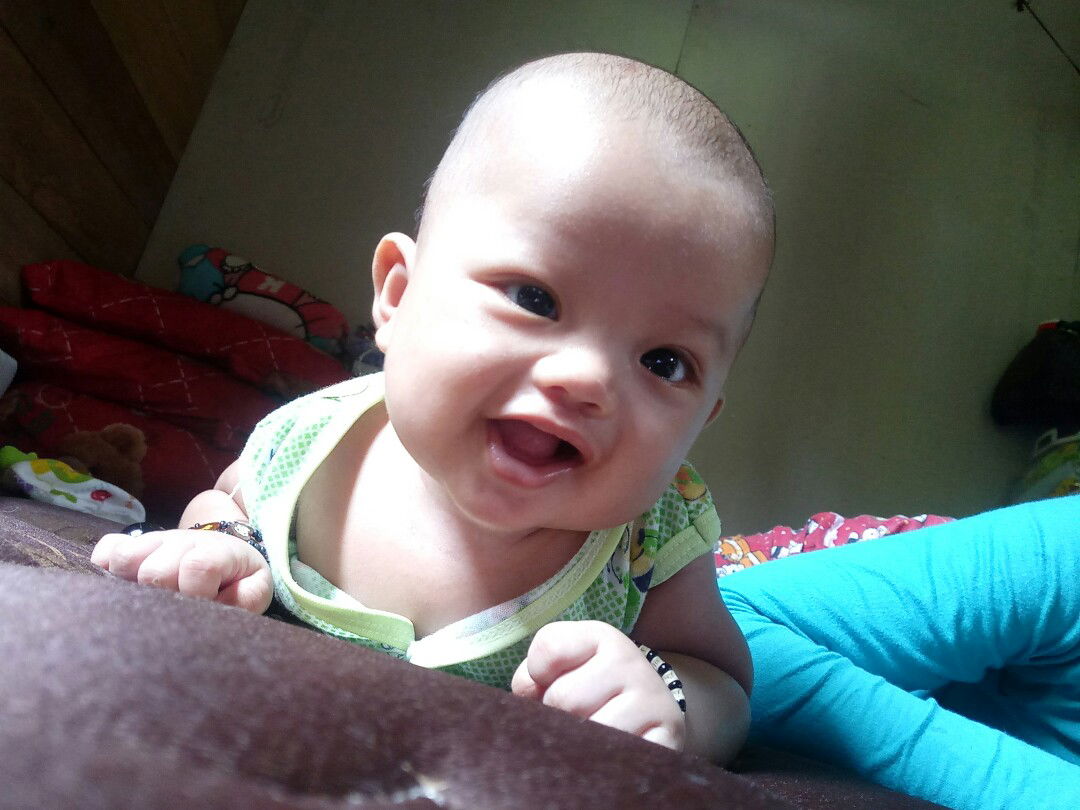 blum bisa tengkurap sendiri