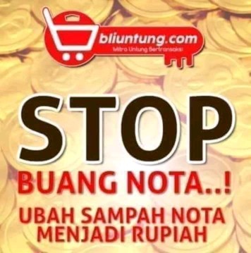 Ubah Nota Belanjaan mu Jadi Rupiah bun