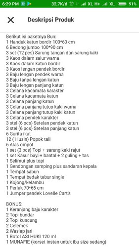 beli perlengkapan bayi