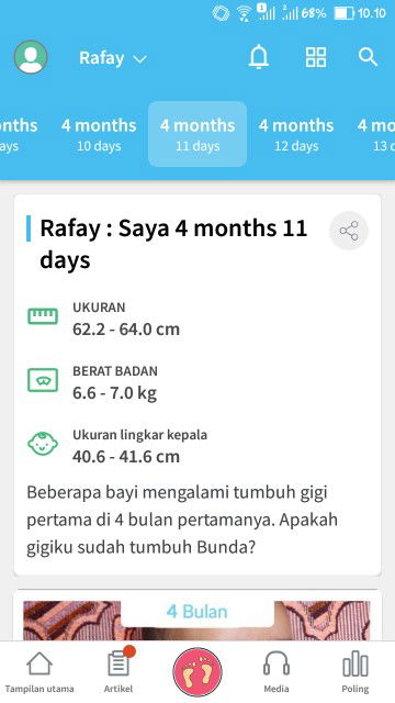 Usia Bayi Tumbuh Gigi