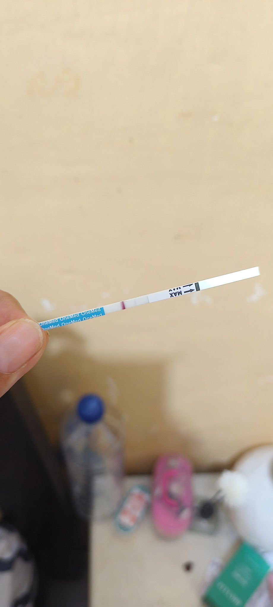 Tespack samar apakah positif?