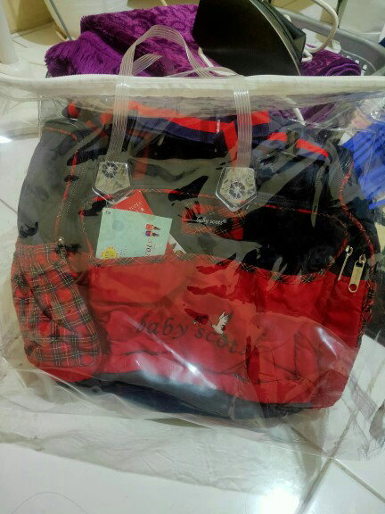 JUAL DIAPER BAG BABY SCOTS NEW