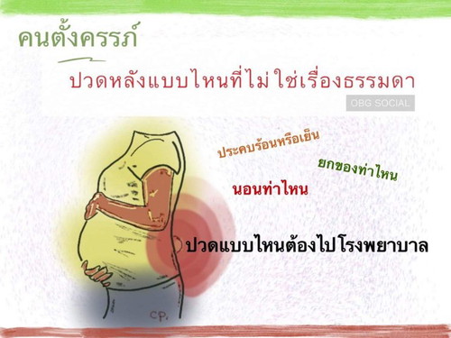 คนท้องกับอาการปวดหลังเหมือนเป็นของคู่กัน!!!