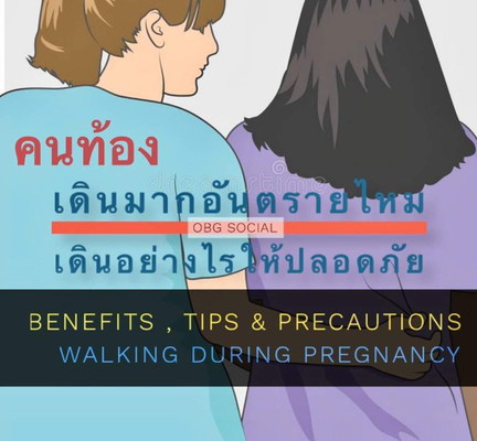 คำถามยอดฮิตของคนท้องเวลามาหาหมอ คือ "คนท้องเดินเยอะได้ไหมคะหมอ จะทำให้คลอดก่อนกำหนดหรือเปล่า??"
.