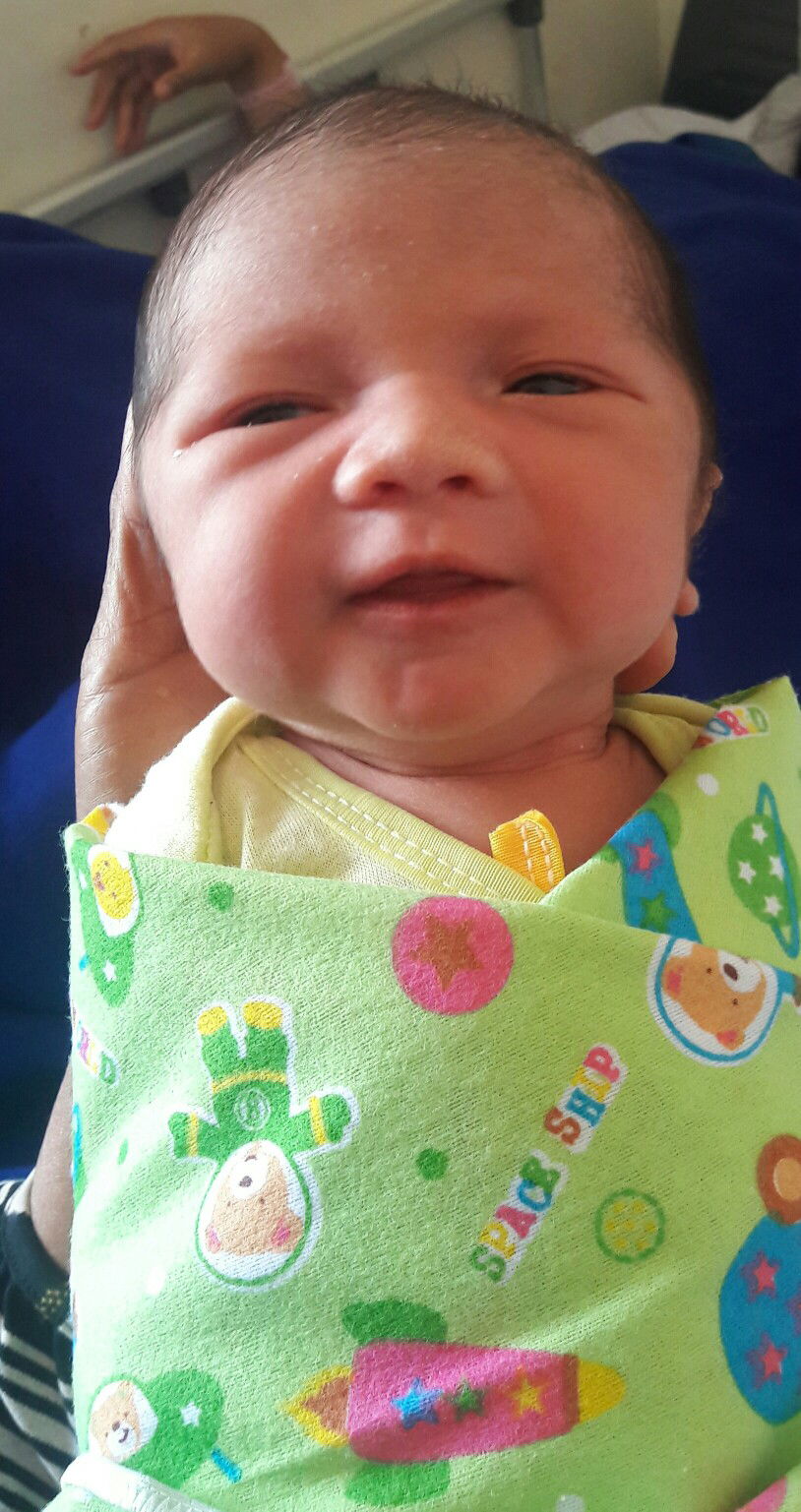 babby boy launching di hari pahlawan