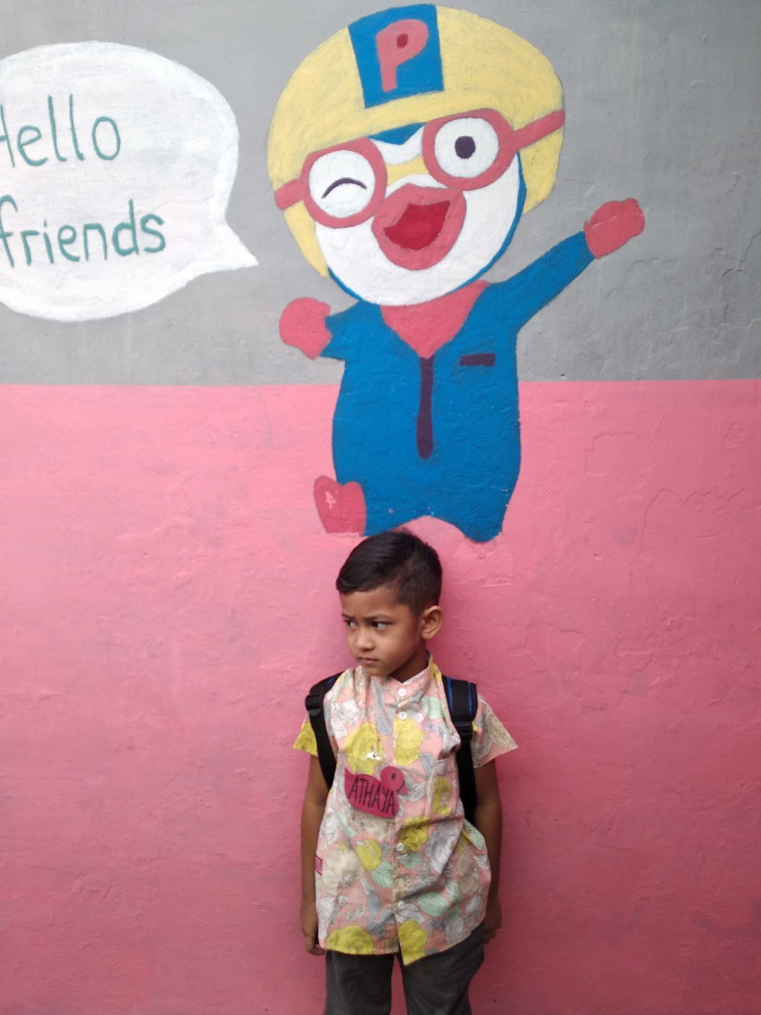 si abang ga mau sekolah