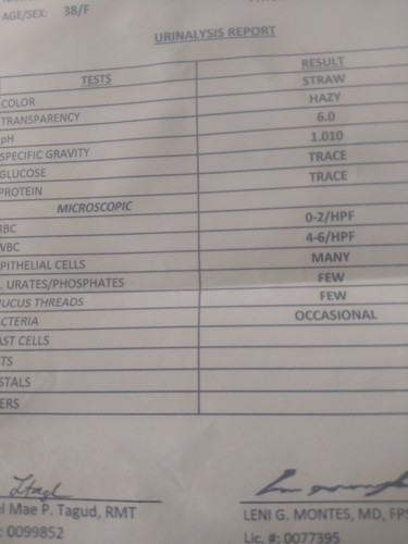 Ask ko po if may uti po ba ako?