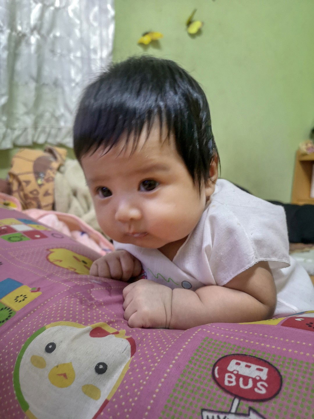 แชร์เคล็ดลับลูกผมดกดำ ตั้งแต่ในท้อง น้องเอลี่ 1 เดือน 15 วัน