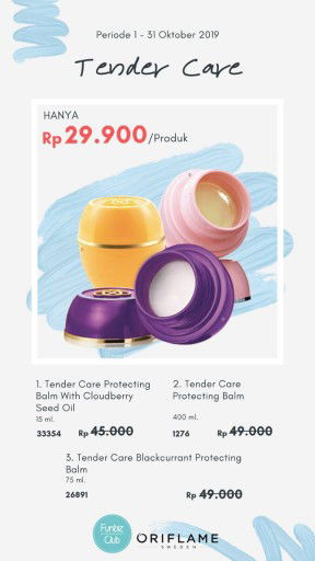 tender care oriflame