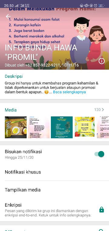 grup wa yang promil