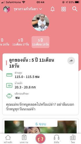 อายุลูกไม่ขึ้น