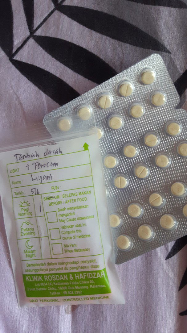 Ubat tambah darah & asid folic