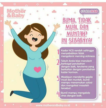Kenapa bumil tidak mengalami Mual / Muntah? cekidot gaes!