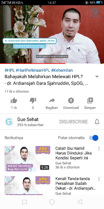 Video tentang kehamilan