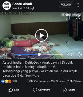 diculik makhluk halus