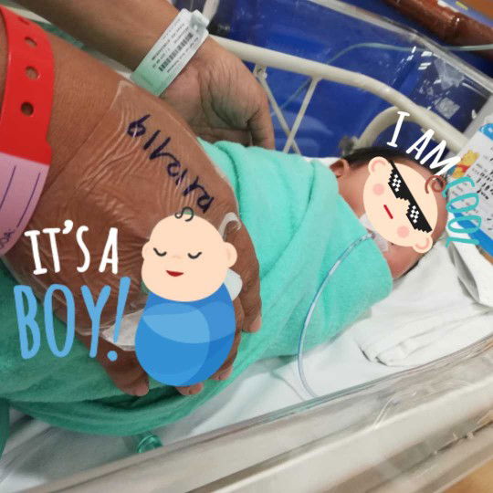 Finally... Baby Boy On My Anniversary Day!!!