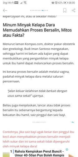 Minyak Kelapa Dara ; Mitos Atau Fakta