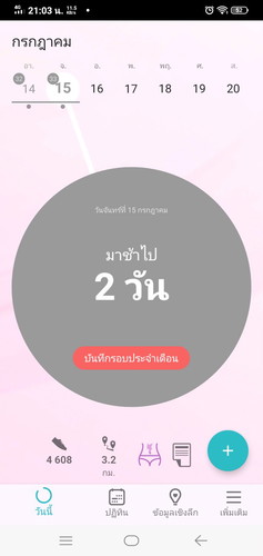 ประจำเดือนหรือเลือดล้างหน้า