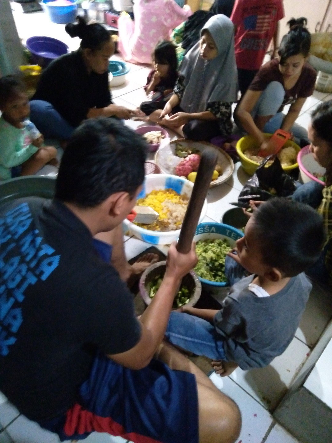 Acara tasyakuran 7 bulan kehamilan ku...