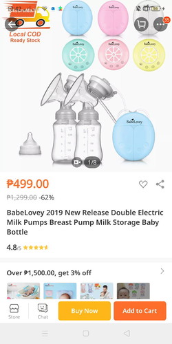 Electric Breast Pump for Sale P350.00