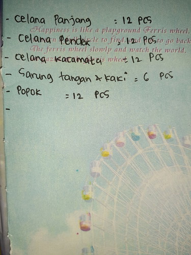 keperluan baby