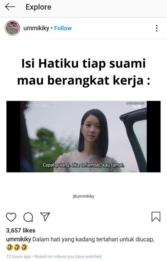 yang dirasain tiap pagi..