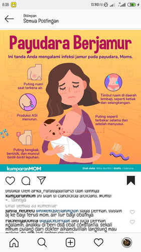 infeksi jamur payudara