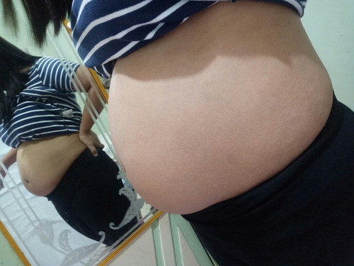 21 weeks and 3 days baby bump..