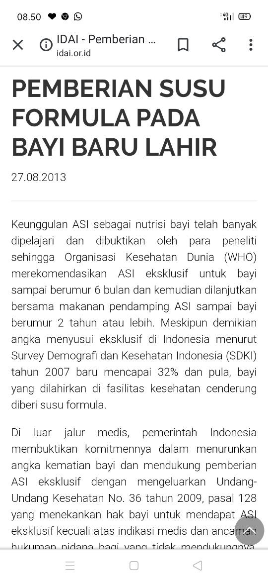 semua ada indikasinya, semua ada aturannya