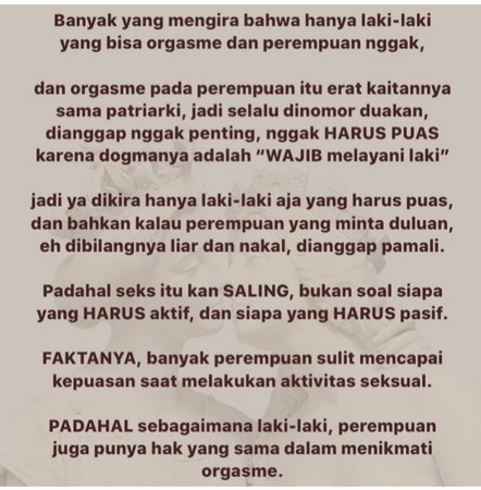 kesetaraan dlm hak sexual