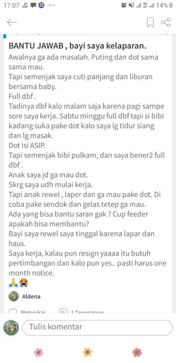 SAYA BENAR BENAR BUTUH TANGGAPAN,