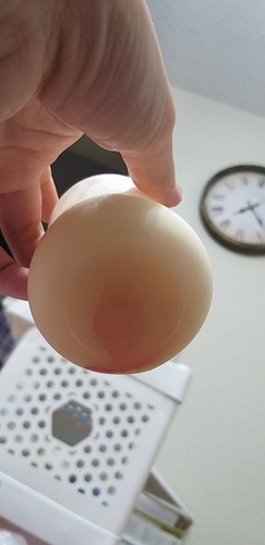 Expressed milk with blood